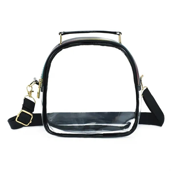 Clear PVC Crossbody Shoulder Bag