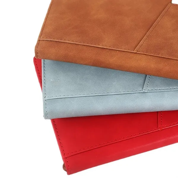 A5 Customized Leather Notebook With Magnetic Buckle Closure