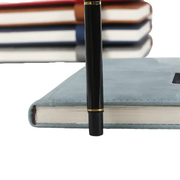 A5 Customized Leather Notebook With Magnetic Buckle Closure