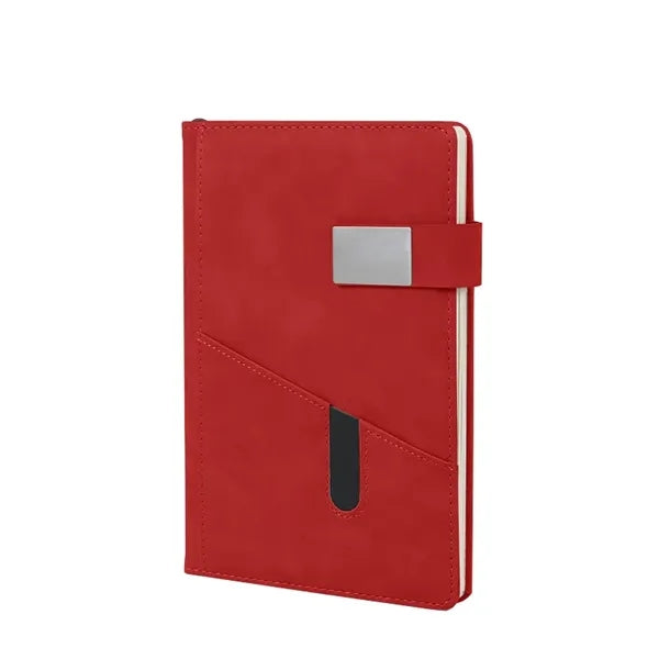 A5 Customized Leather Notebook With Magnetic Buckle Closure