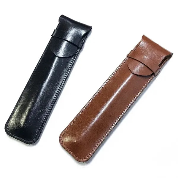 Vintage Leather Pen Pouch