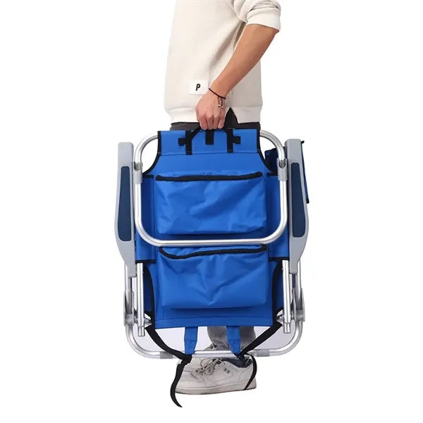 Beach Chair with Cooler Bag