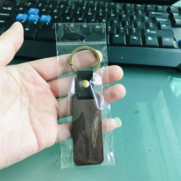 Keychain Key Ring Gift Craf Blank Wood