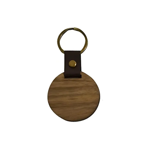 Keychain Key Ring Gift Craf Blank Wood