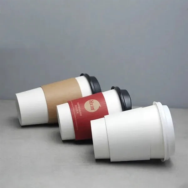 Disposable coffee cup sleeves