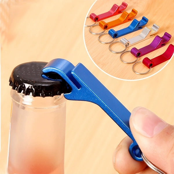 Aluminum Bottle & Can Opener Key Ring