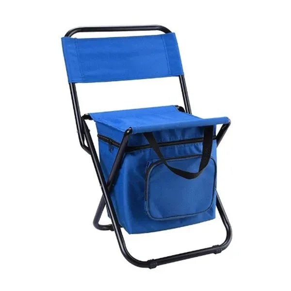Folding Chair With Cooler Bag