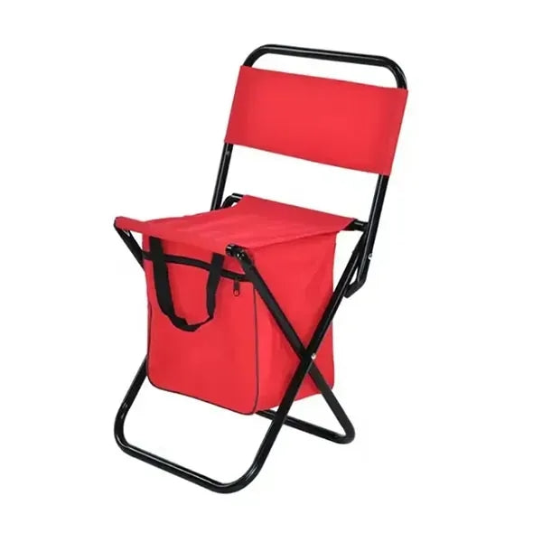 Folding Chair With Cooler Bag