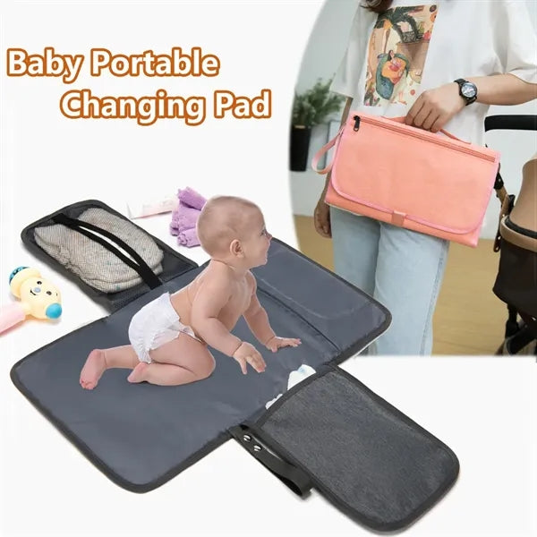 Waterproof Carry On Nappy Diaper Changing Mat Folding Bag