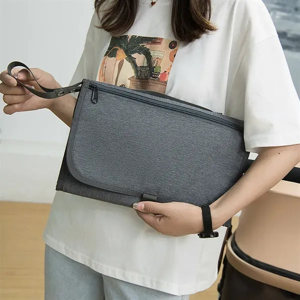 Waterproof Carry On Nappy Diaper Changing Mat Folding Bag
