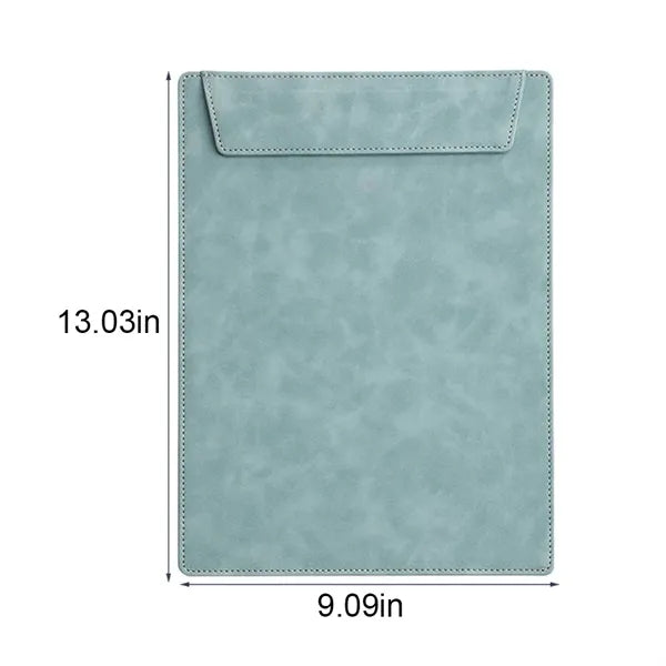 A4 Leather Business Conference Clipboard with Magnetic Clip
