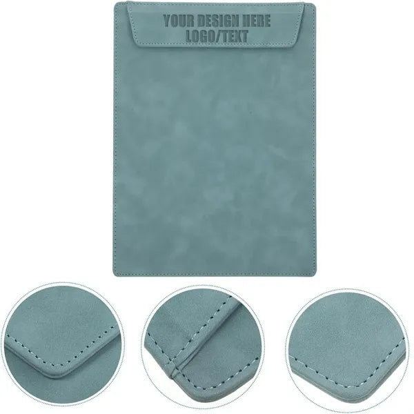 A4 Leather Business Conference Clipboard with Magnetic Clip