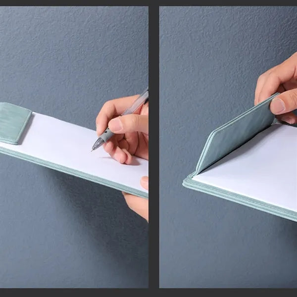 A4 Leather Business Conference Clipboard with Magnetic Clip