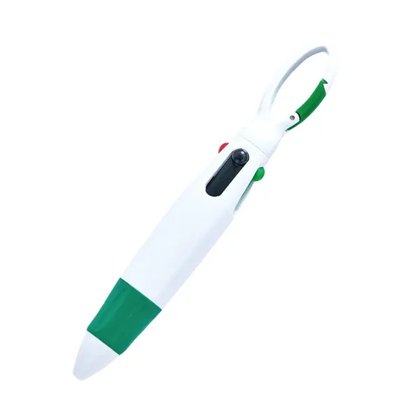 Quad-color Carabiner Pen