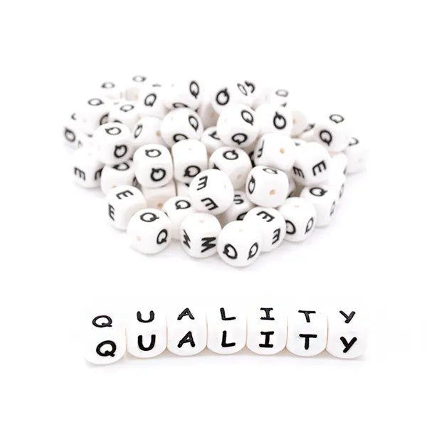 Silicone Letter Beads