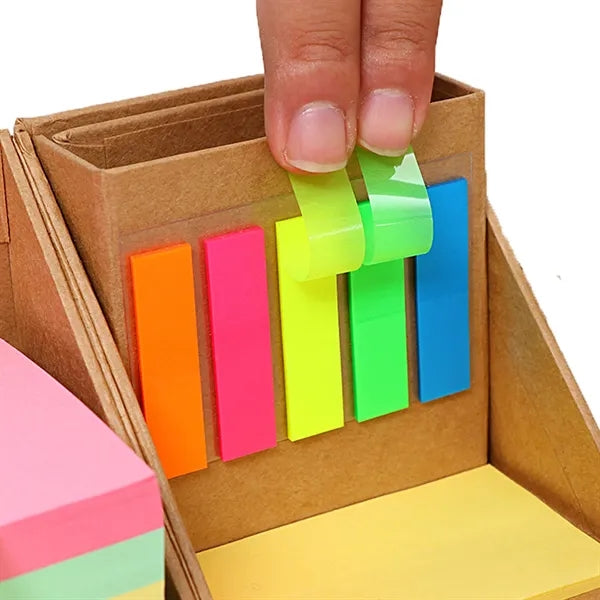 Folding Sticky Notes with Pen Holder