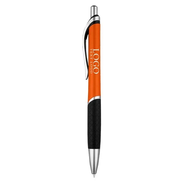 Rubber Sleeve Ballpoint Click Pen