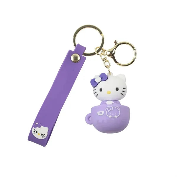 Adorable Cartoon Kitten-Shaped Keychain Pendant Ornament