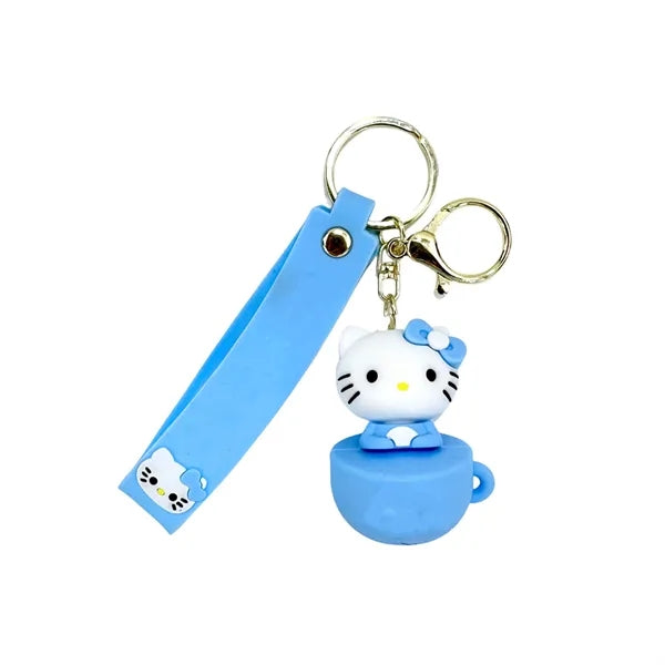 Adorable Cartoon Kitten-Shaped Keychain Pendant Ornament