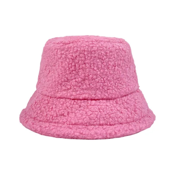 Unisex Winter Lamb Plush Fisherman Hat