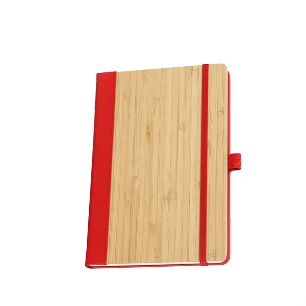 100Sheets A5 Lined Journal Notebook With Bamboo Cover