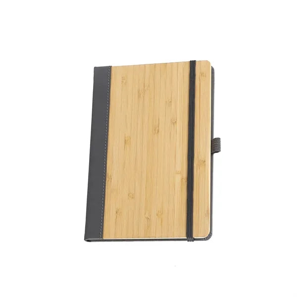 100Sheets A5 Lined Journal Notebook With Bamboo Cover