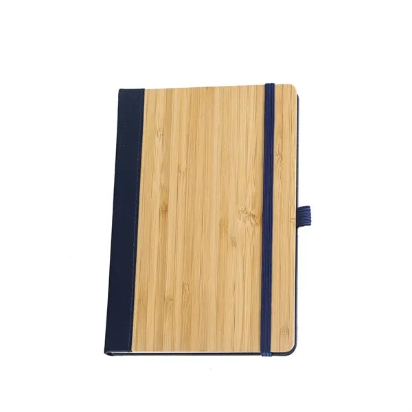 100Sheets A5 Lined Journal Notebook With Bamboo Cover