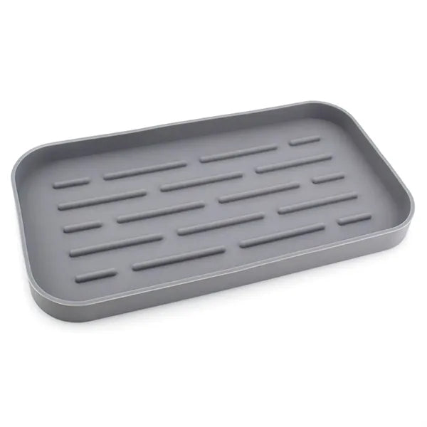 Kitchen Sink Organizer Silicone Sponge Holder Storage Tray