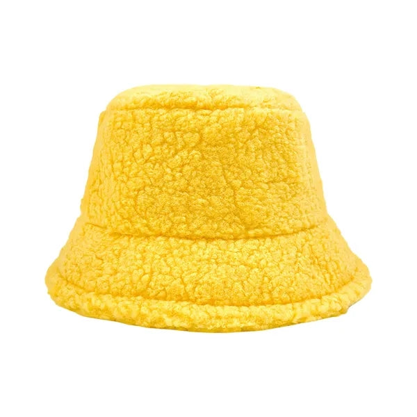 Unisex Winter Lamb Plush Fisherman Hat
