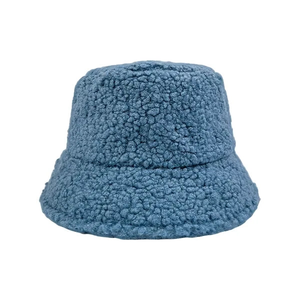 Unisex Winter Lamb Plush Fisherman Hat