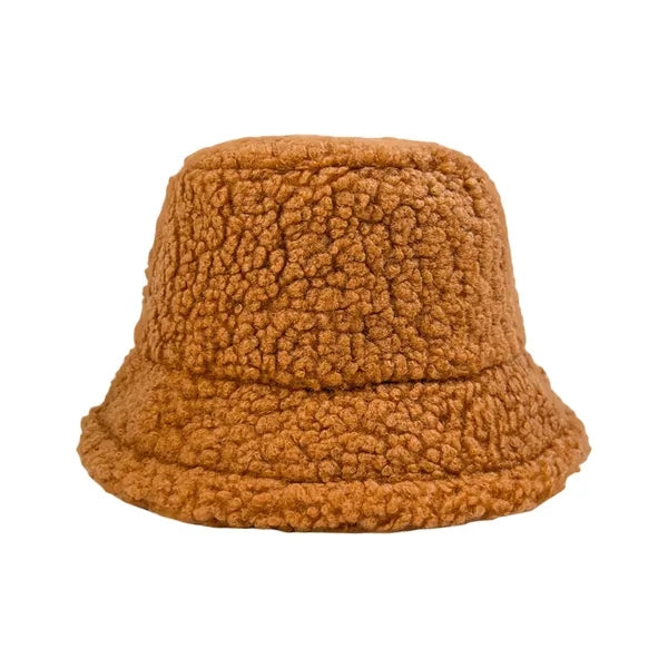 Unisex Winter Lamb Plush Fisherman Hat