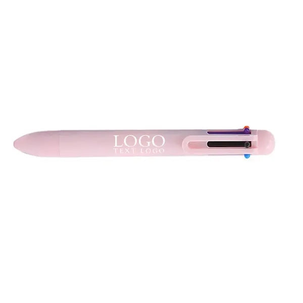 Promo 6 In 1 Multi-Color Retractable Macaron Ballpoint Pen