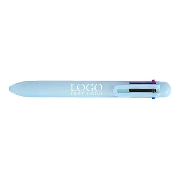 Promo 6 In 1 Multi-Color Retractable Macaron Ballpoint Pen
