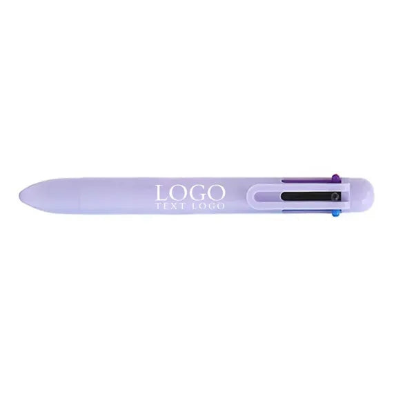 Promo 6 In 1 Multi-Color Retractable Macaron Ballpoint Pen