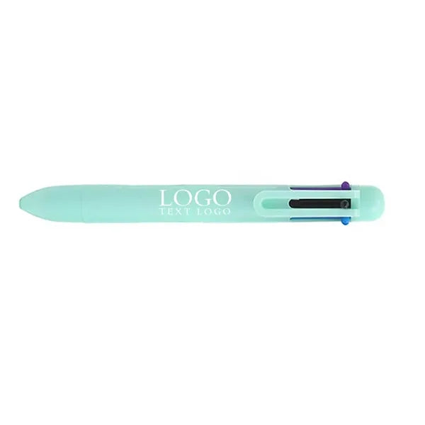 Promo 6 In 1 Multi-Color Retractable Macaron Ballpoint Pen