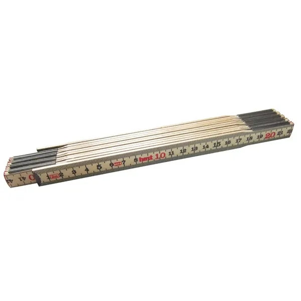 2m wooden folding ruler