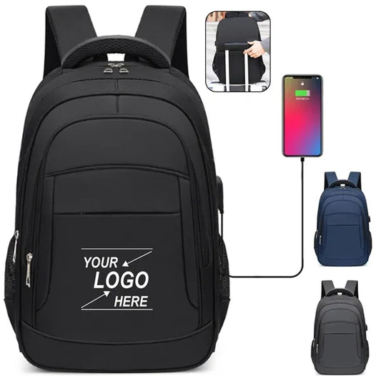Student Backpack with USB Charging Port