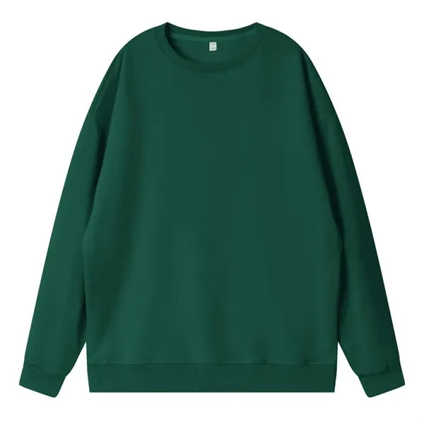 100% Polyester Crewneck Sweatshirts Pullover Tops