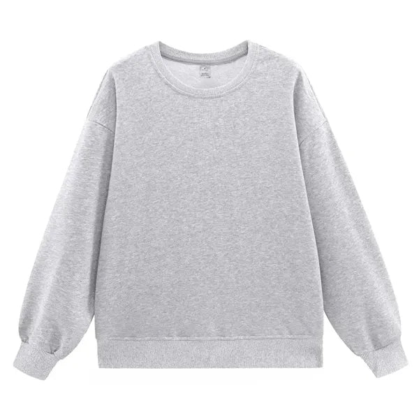 100% Polyester Crewneck Sweatshirts Pullover Tops