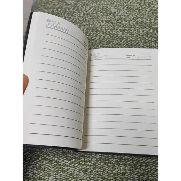 2025 A5 Business PU Faux Leather Notebook with Pen