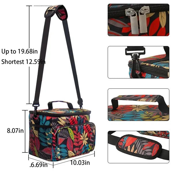 8L Portable Insulated Cooler Bag For Camping And Picnics