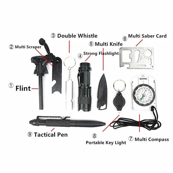 Emergency Survival Kit for Outdoors