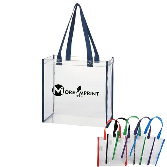 Giveaway Clear Stadium Tote Bags_12 x 12 x 6 inch