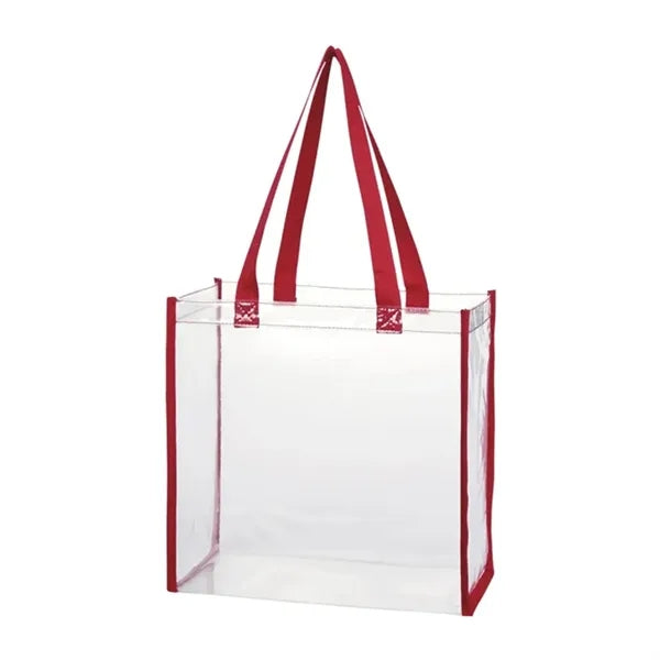Giveaway Clear Stadium Tote Bags_12 x 12 x 6 inch