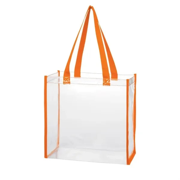 Giveaway Clear Stadium Tote Bags_12 x 12 x 6 inch