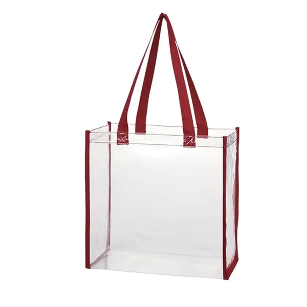Giveaway Clear Stadium Tote Bags_12 x 12 x 6 inch