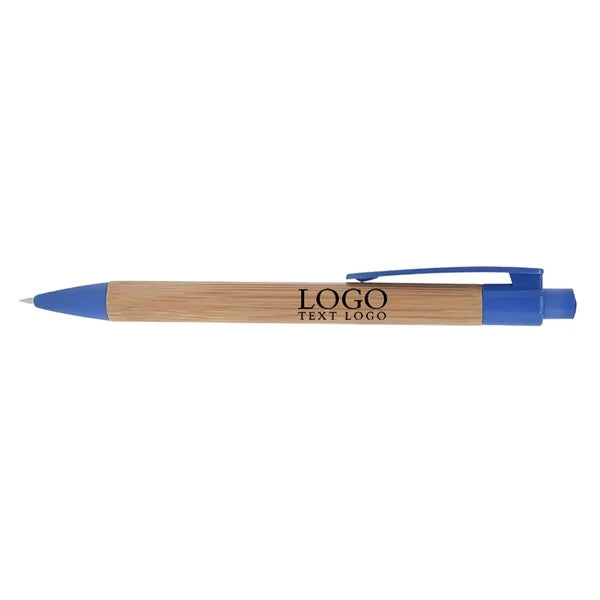 Bamboo Wheat Plunger-Action Pen
