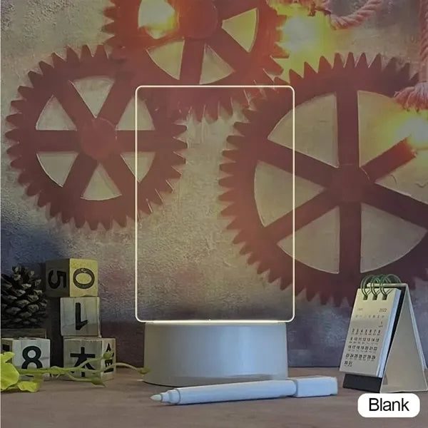 DIY Message Acrylic Board Night Light