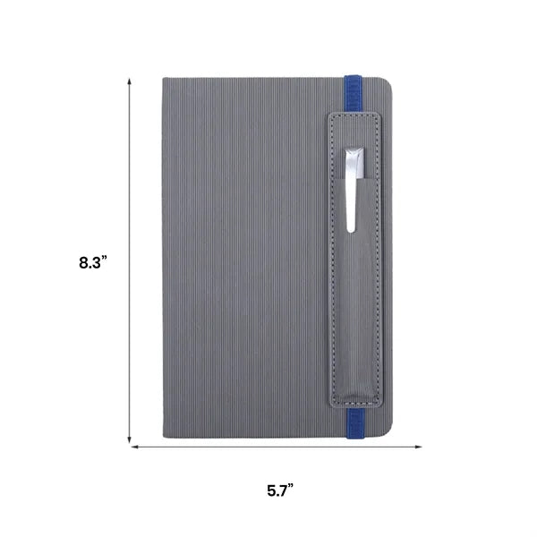 100 SheetsA5 Lined Journal Notebook With Pen Holder