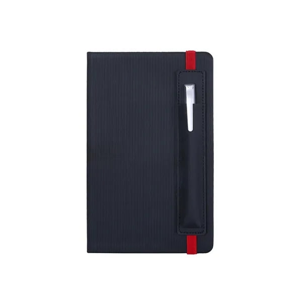 100 SheetsA5 Lined Journal Notebook With Pen Holder
